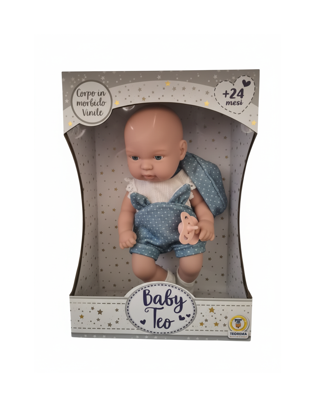 GIOCHI GIRL: vendita online BABY TEO, NEONATO IN VINILE, BAMBOLA REALISTICA, 35CM in offerta