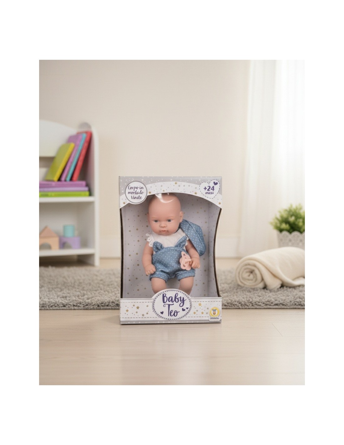 GIOCHI GIRL: vendita online BABY TEO, NEONATO IN VINILE, BAMBOLA REALISTICA, 35CM in offerta