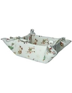 Brandani “Racconti” Cestino Tessile Natalizio 18×18+10 cm - Shopincasa.it