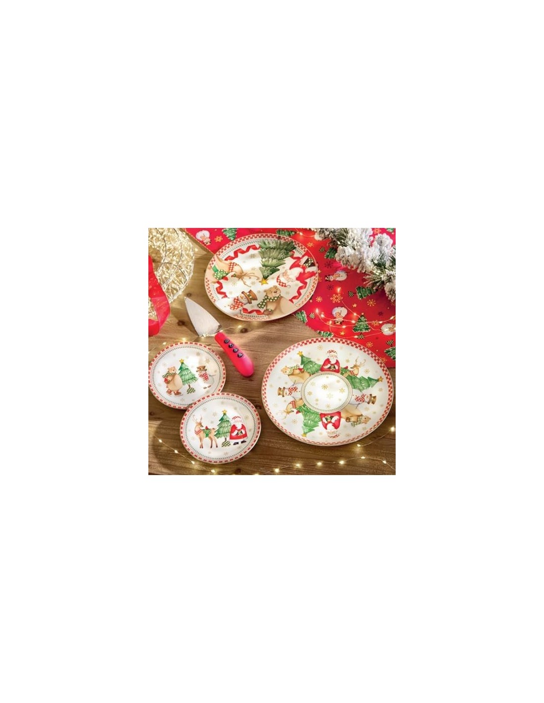 Brandani Cestino Tondo Tessile “Frosty” e Quadretti 18×23 cm - Shopincasa.it
