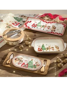 Brandani “Racconti” Guanto da Forno Natalizio Rosso Frosty - Shopincasa.it