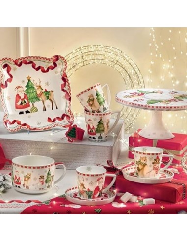 Brandani “Racconti” Guanto da Forno Natalizio Rosso Frosty - Shopincasa.it