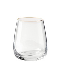 Brandani Bicchiere Gold in Vetro set 6 pezzi - Shopincasa.it