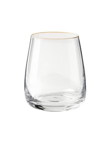 Brandani Bicchiere Gold in Vetro set 6 pezzi - Shopincasa.it
