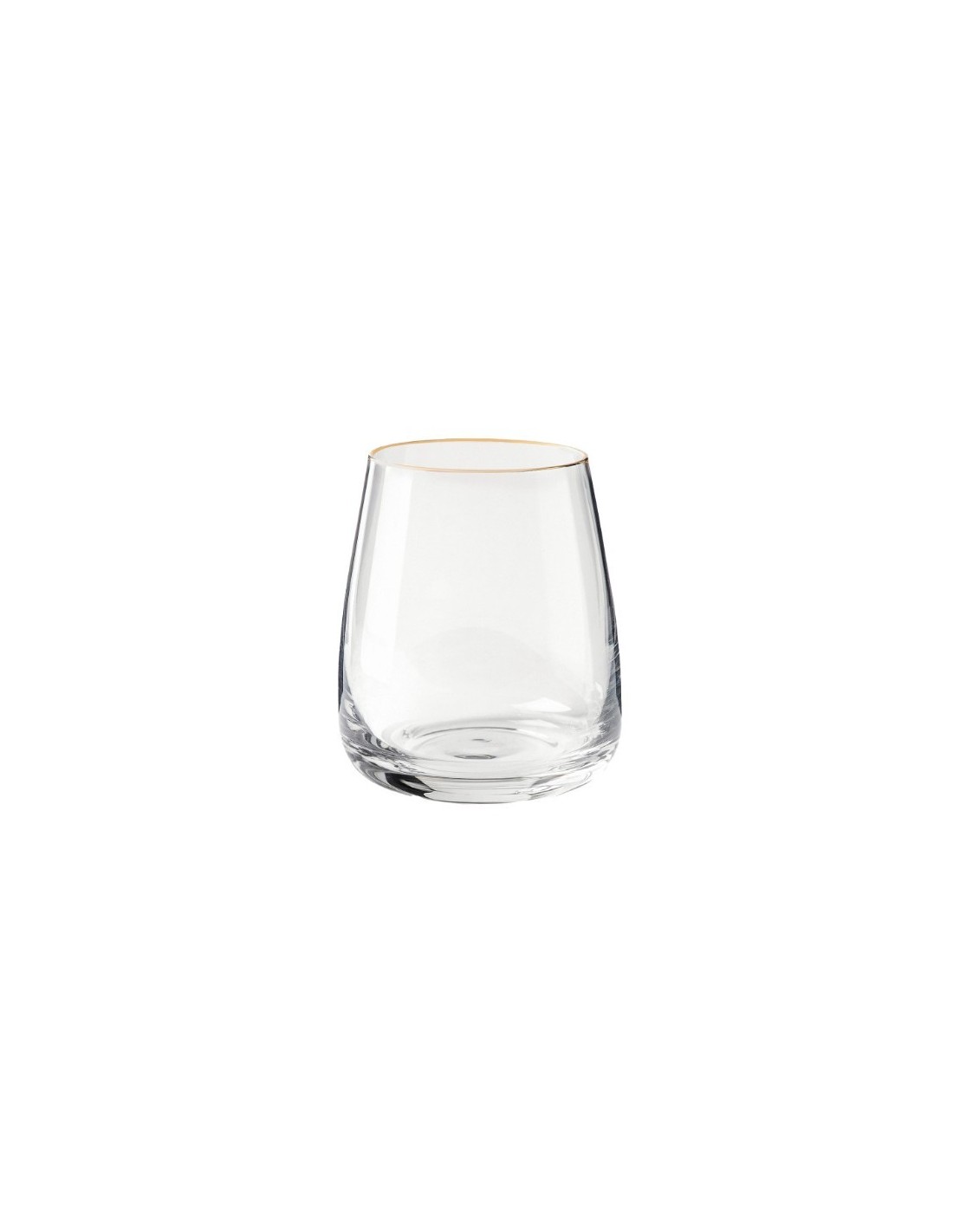 Brandani Bicchiere Gold in Vetro set 6 pezzi - Shopincasa.it