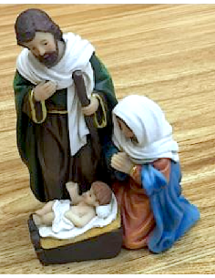 OGGETTISTICA NATALE: vendita online Natività di Natale 19x6x6cm - La magia di Natale a casa tua in offerta