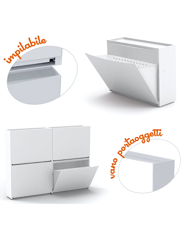 SCARPIERA BF30703 LISCIA BIANCO