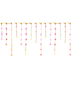 TENDA DI LUCI 25027 85 LED MULTICOLOR LIGHT FANTASY CAVO 3X0,6MT