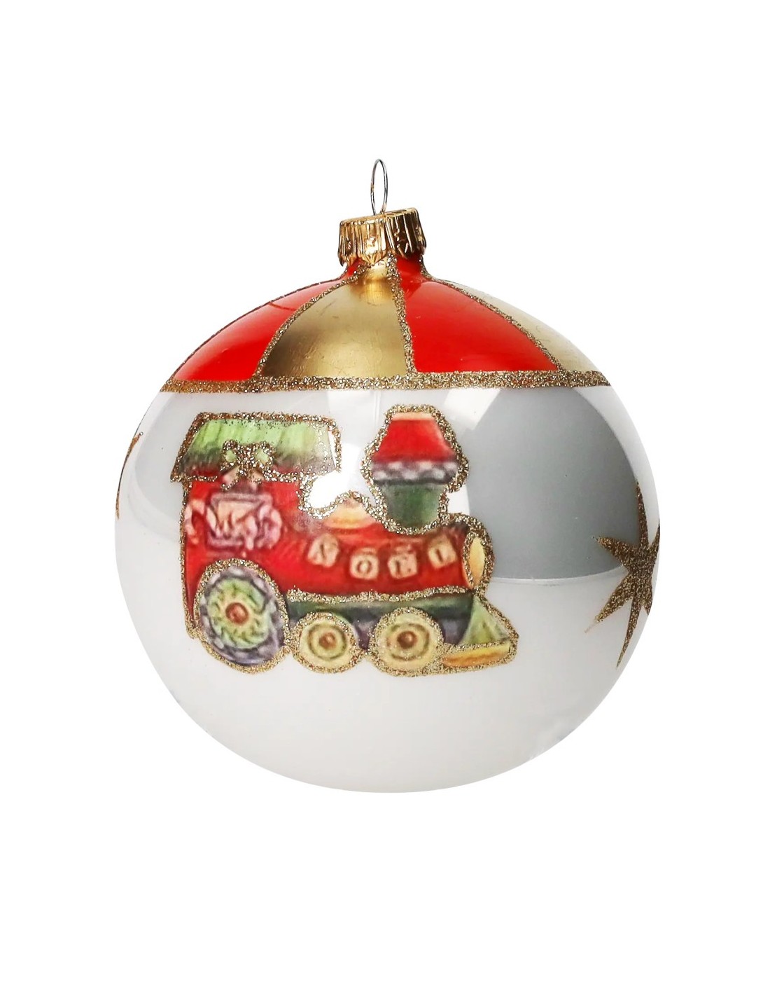 SFERE E PENDAGLI: vendita online Decorazione sfera di Natale 4 soggetti assortiti dipinti a mano - La magia di Natale a casa ...