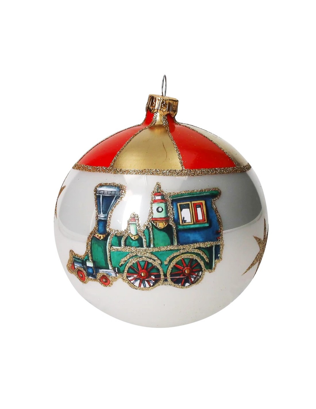 SFERE E PENDAGLI: vendita online Decorazione sfera di Natale 4 soggetti assortiti dipinti a mano - La magia di Natale a casa ...