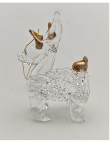 SFERE E PENDAGLI: vendita online Decorazione mignon di Natale soggetti assortiti in vetro Brandani - La magia di Natale a cas...