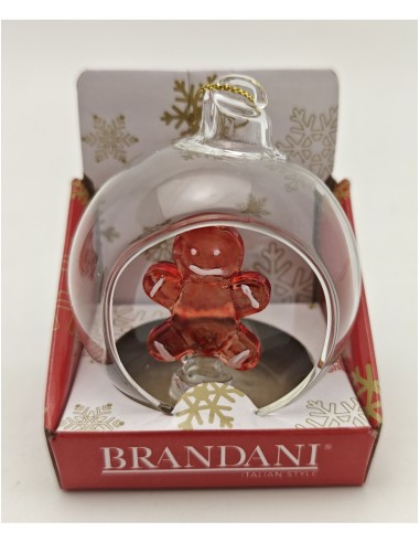 SFERE E PENDAGLI: vendita online Decorazione pallina di Natale soggetti assortiti in vetro Brandani - La magia di Natale a ca...