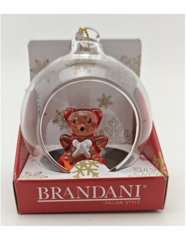 SFERE E PENDAGLI: vendita online Decorazione pallina di Natale soggetti assortiti in vetro Brandani - La magia di Natale a ca...