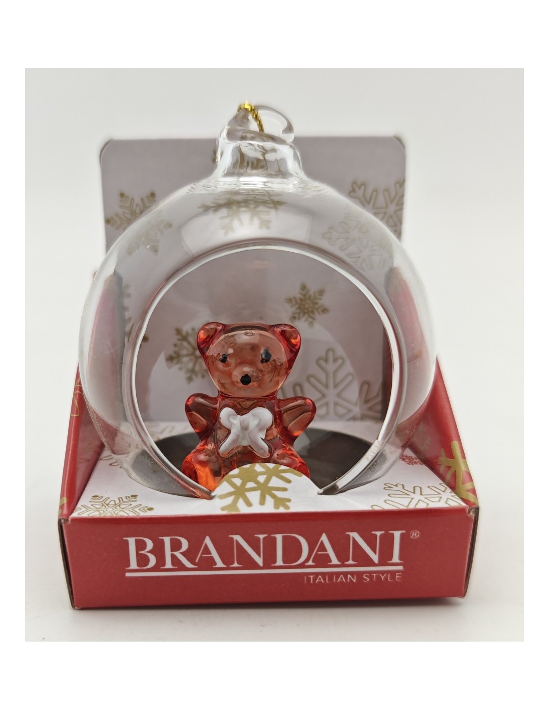 SFERE E PENDAGLI: vendita online Decorazione pallina di Natale soggetti assortiti in vetro Brandani - La magia di Natale a ca...