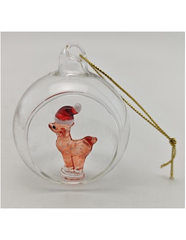 SFERE E PENDAGLI: vendita online Decorazione pallina di Natale soggetti assortiti in vetro Brandani - La magia di Natale a ca...