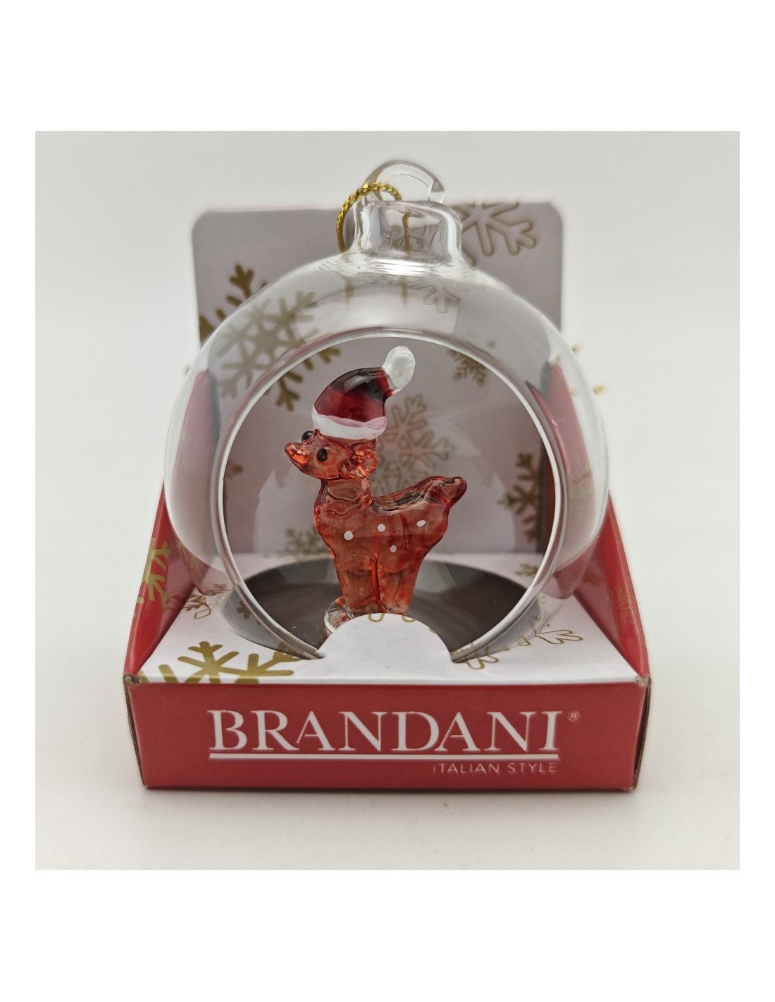 SFERE E PENDAGLI: vendita online Decorazione pallina di Natale soggetti assortiti in vetro Brandani - La magia di Natale a ca...