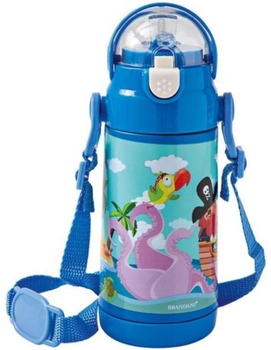 Bottiglia Termica Baby 350 ml con Cannuccia e Tracolla - shopincasa.it