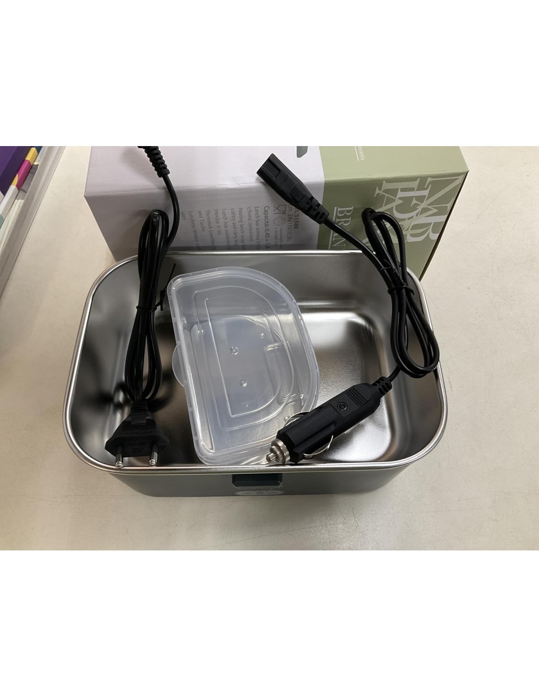 Lunch Box Termico Brandani 1,8 L con Posate e Borsa - shopincasa.it