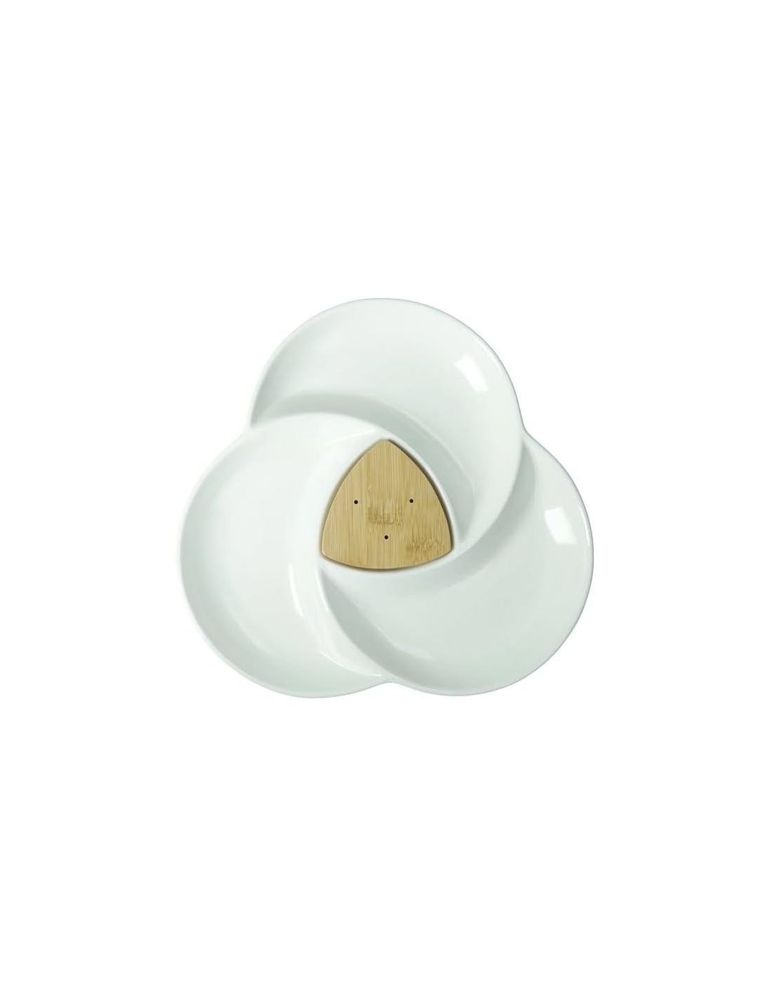 Antipastiera “Spicchio di Luna” Brandani in Porcellana e Bamboo – shopincasa.it
