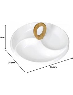 Antipastiera “Stuzzica” Brandani in Porcellana e Bamboo – shopincasa.it