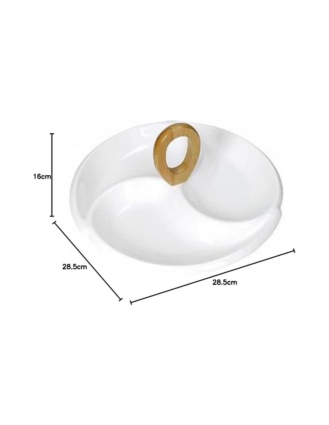 Antipastiera “Stuzzica” Brandani in Porcellana e Bamboo – shopincasa.it