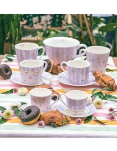 Set 2 Tazzine da Caffè Polline Lilla Brandani | shopincasa.it 2