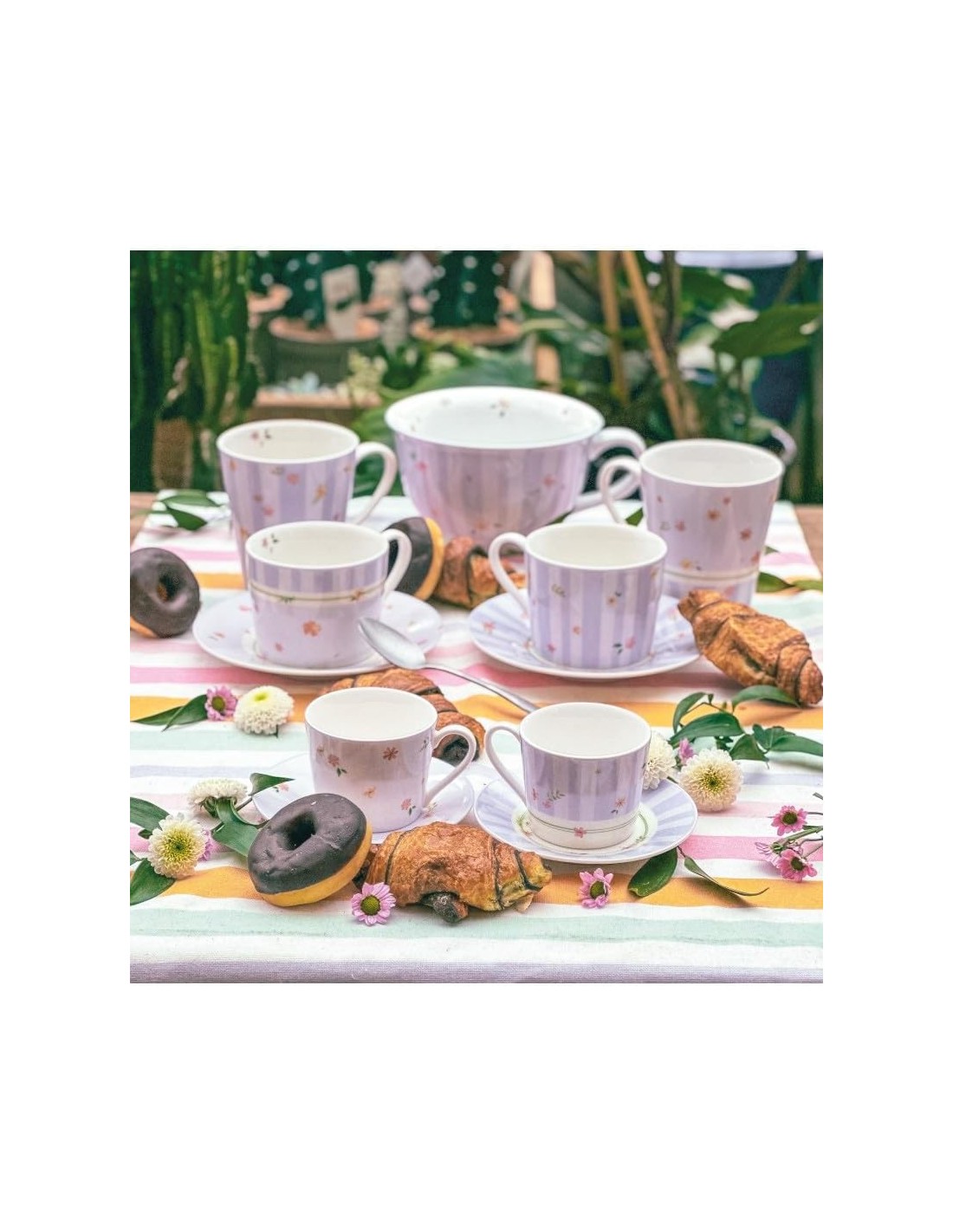 Set 2 Tazzine da Caffè Polline Lilla Brandani | shopincasa.it