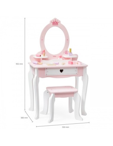 GIOCHI IN LEGNO: vendita online Specchiera in Legno 95x55x30cm con Accessori Gioco Bambini in offerta