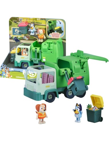 GIOCATTOLO PUBBLICIZZATO: vendita online BLUEY CAMION NETTEZZA URBANA CON FIGURE ED ACCESSORI, GIOCO PER BAMBINI in offerta