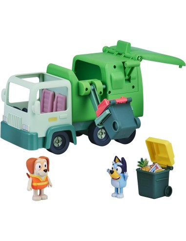 GIOCATTOLO PUBBLICIZZATO: vendita online BLUEY CAMION NETTEZZA URBANA CON FIGURE ED ACCESSORI, GIOCO PER BAMBINI in offerta