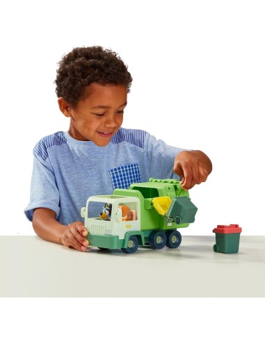 GIOCATTOLO PUBBLICIZZATO: vendita online BLUEY CAMION NETTEZZA URBANA CON FIGURE ED ACCESSORI, GIOCO PER BAMBINI in offerta