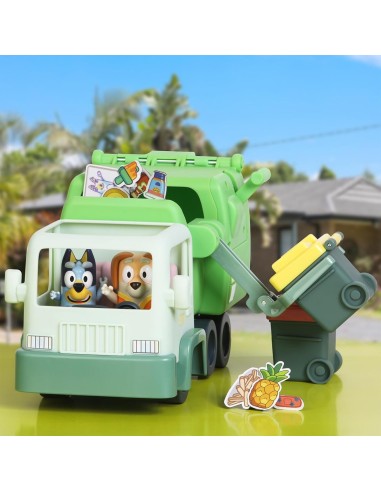 GIOCATTOLO PUBBLICIZZATO: vendita online BLUEY CAMION NETTEZZA URBANA CON FIGURE ED ACCESSORI, GIOCO PER BAMBINI in offerta