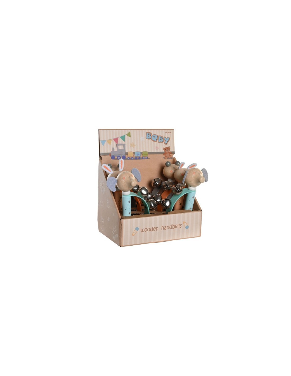 GIOCHI IN LEGNO: vendita online SONAGLIO LEGNO/ METALLO 12X5X17,5CM ASSORTITO in offerta