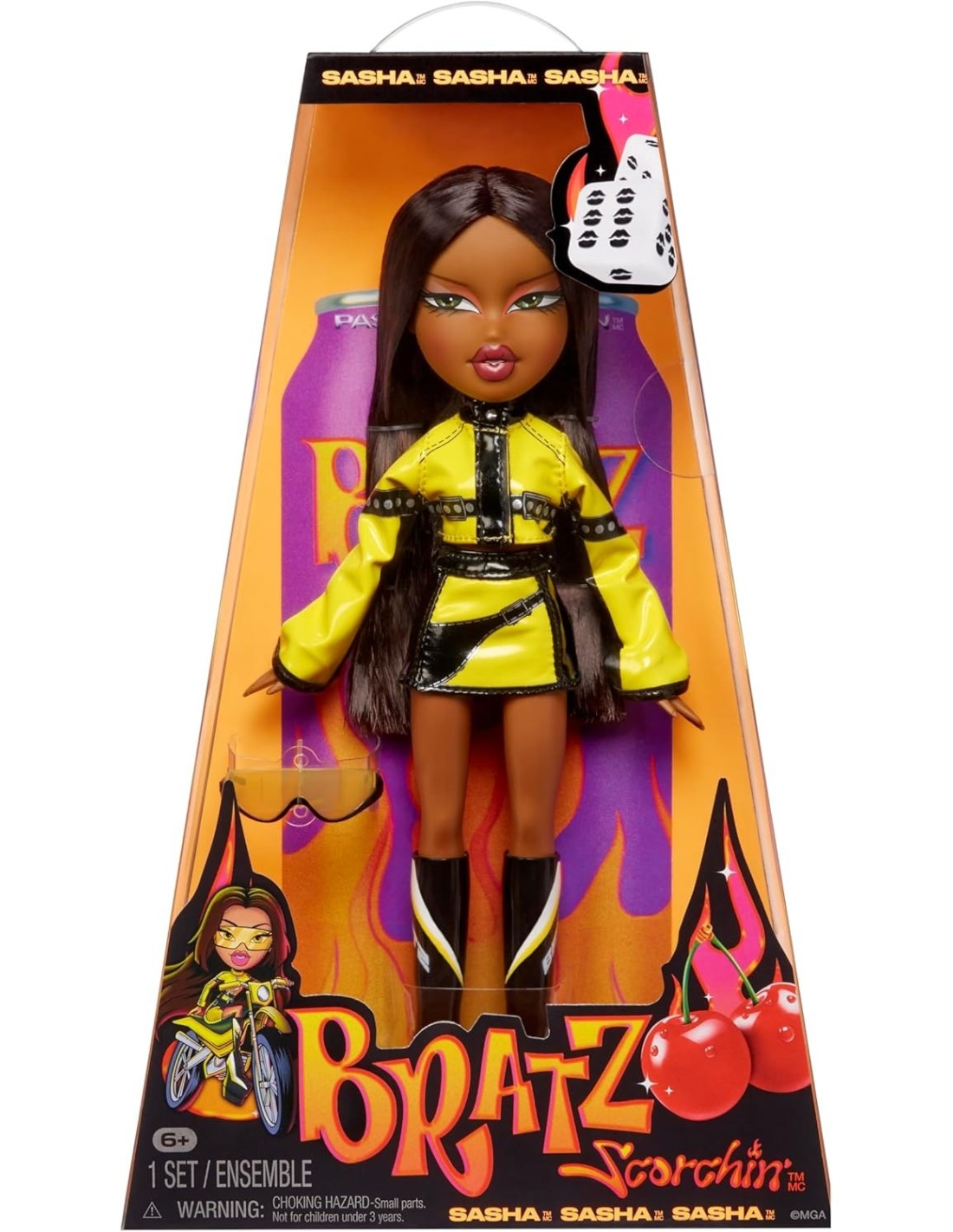 GIOCATTOLO PUBBLICIZZATO: vendita online BRATZ SCORCHIN' SASHA, BAMBOLA FASHION CON ABITI ED ACCESSORI in offerta