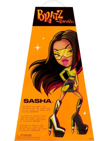 GIOCATTOLO PUBBLICIZZATO: vendita online BRATZ SCORCHIN' SASHA, BAMBOLA FASHION CON ABITI ED ACCESSORI in offerta