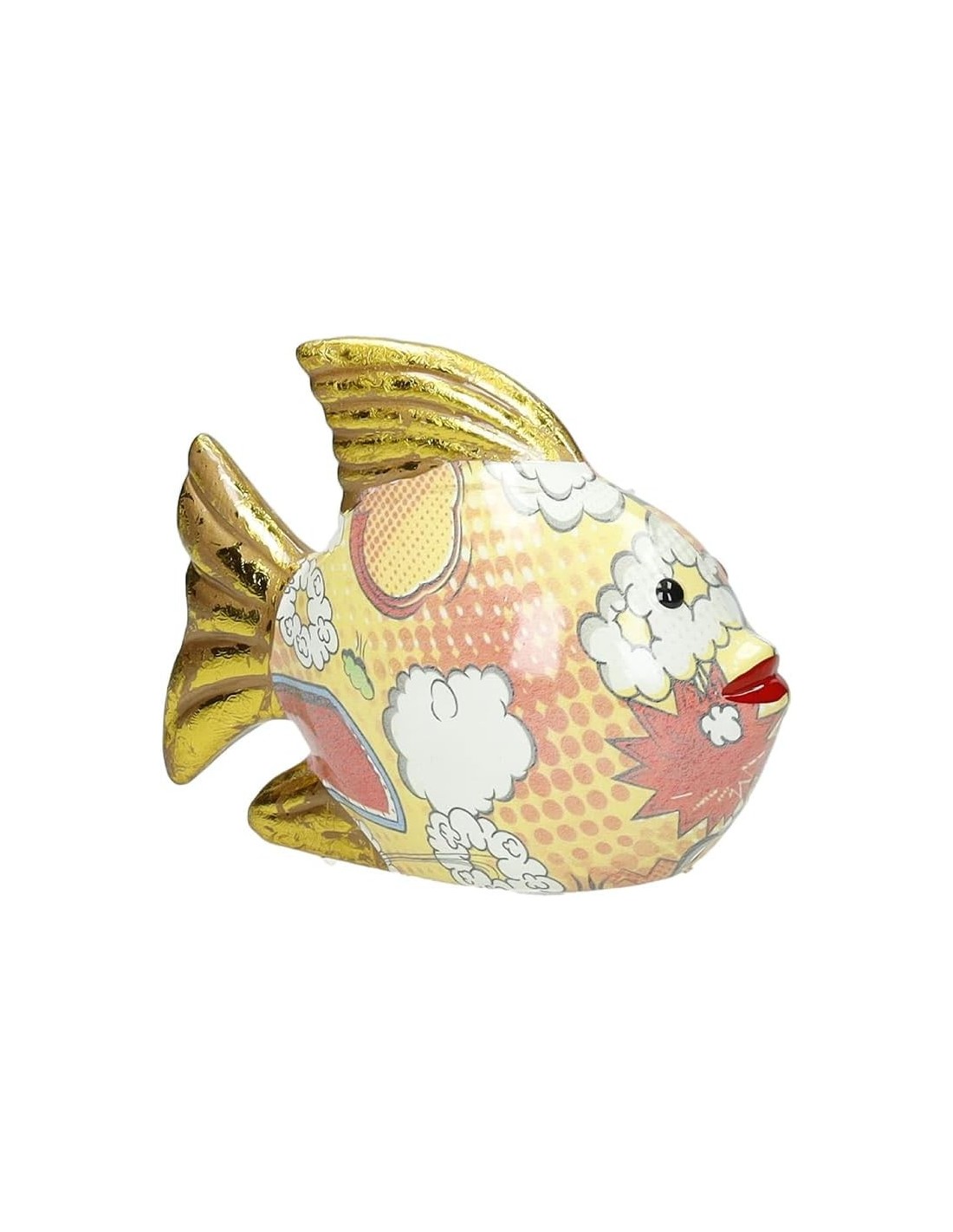 Brandani Salvadanaio Pesciolino Portafortuna Dolomite Multicolore | shopincasa.it