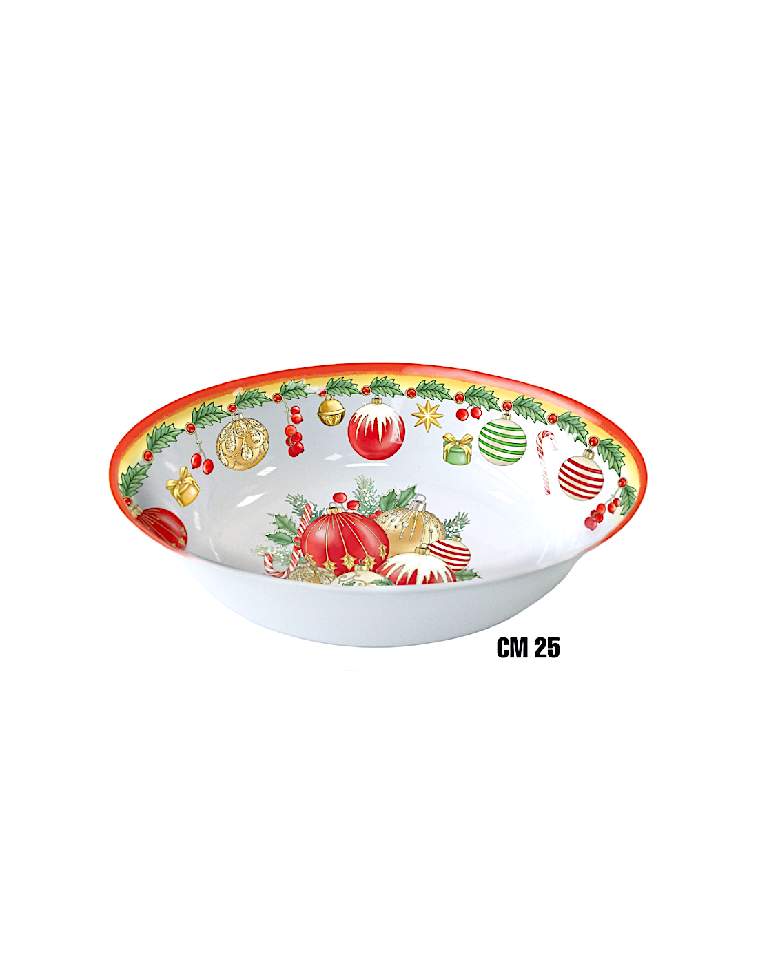 PALLINE DI NATALE LAVAFRUTTA 25CM