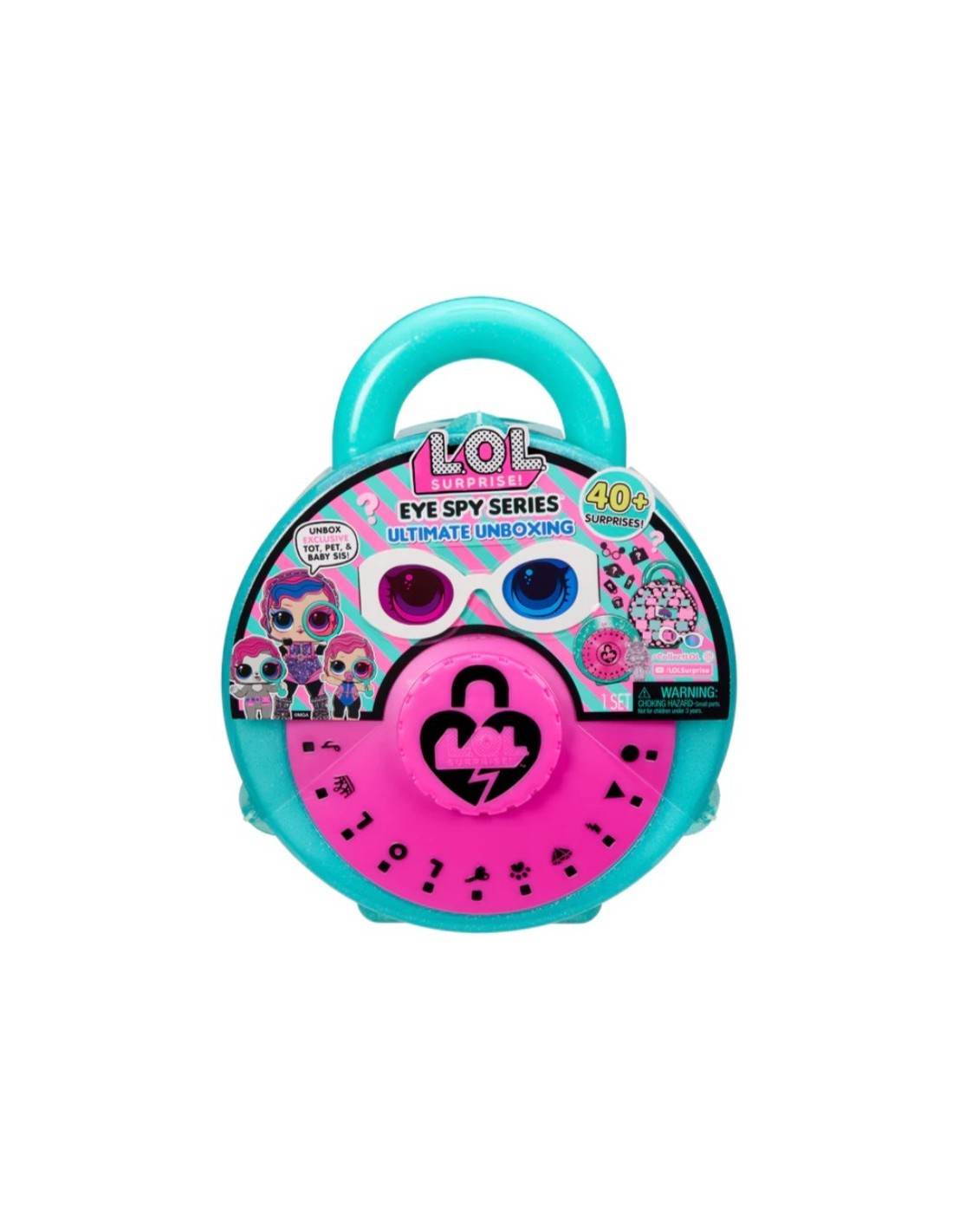 GIOCATTOLO PUBBLICIZZATO: vendita online LOL SURPRISE EYE SPY ULTIMATE UNBOXING, 3 BAMBOLE ESCLUSIVE, CONFEZIONE CON LUCCCHET...