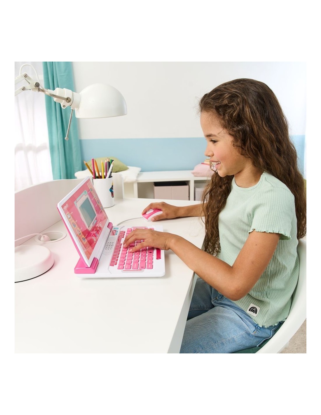 PRESCOLARI: vendita online COMPUTER BIT SMART GENIUS PLUS, COMPUTER ROSA INTERATTIVO BAMBINI, MOUSE INCLUSO, 164 ATTIVITÀ in ...