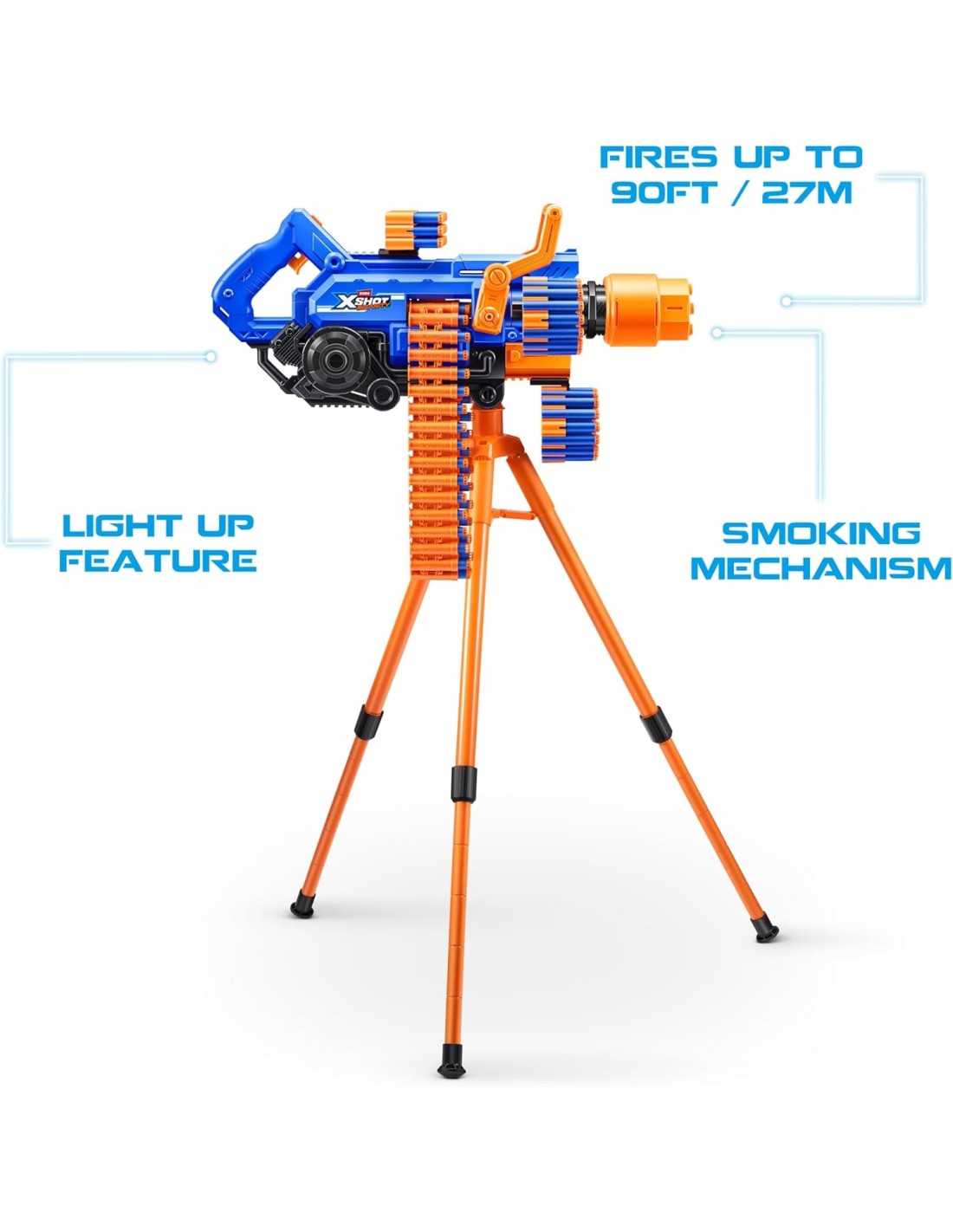 XSHOT Insanity Smoking Barrel Blaster con 72 Dardi | Shop in Casa
