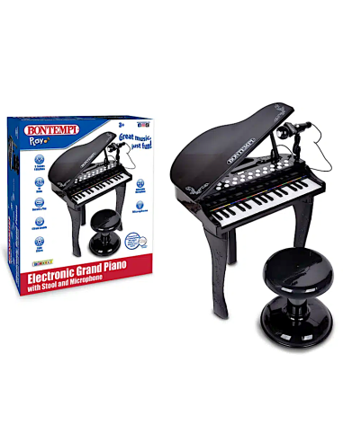 PIANOFORTE ELETTRONICO 103030 CON SGABELLO E MICROFONO