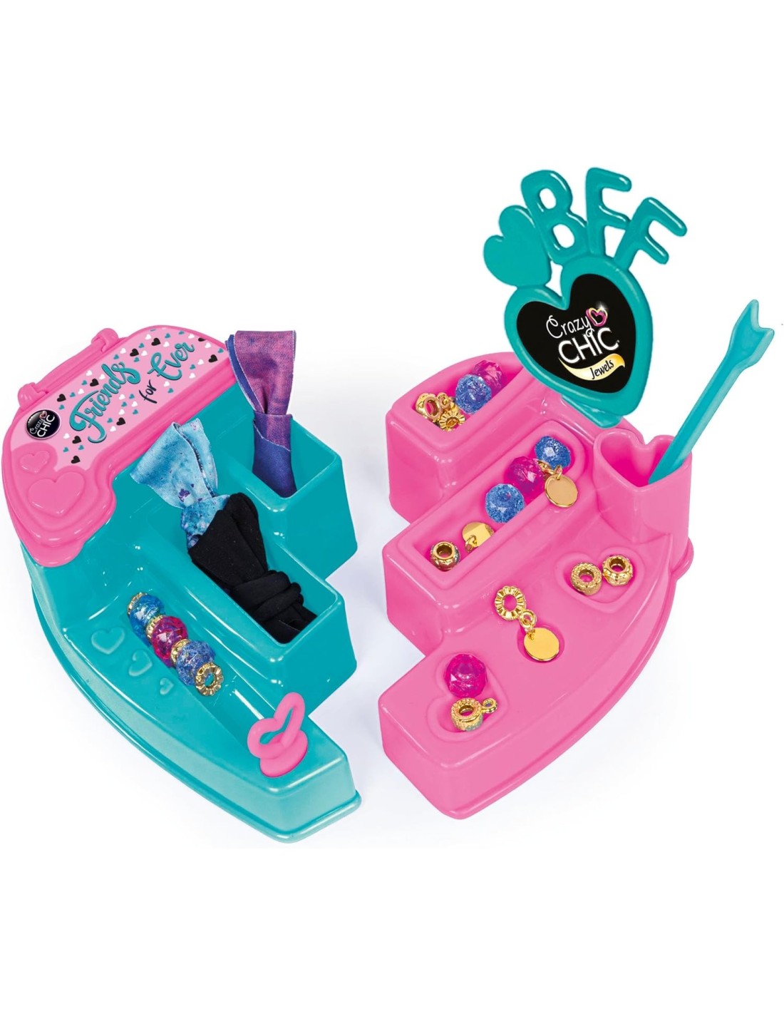 GIOCHI GIRL: vendita online CRAZY CHIC BFF JEWELLERY STUDIO, KIT CREAZIONE GIOIELLI in offerta
