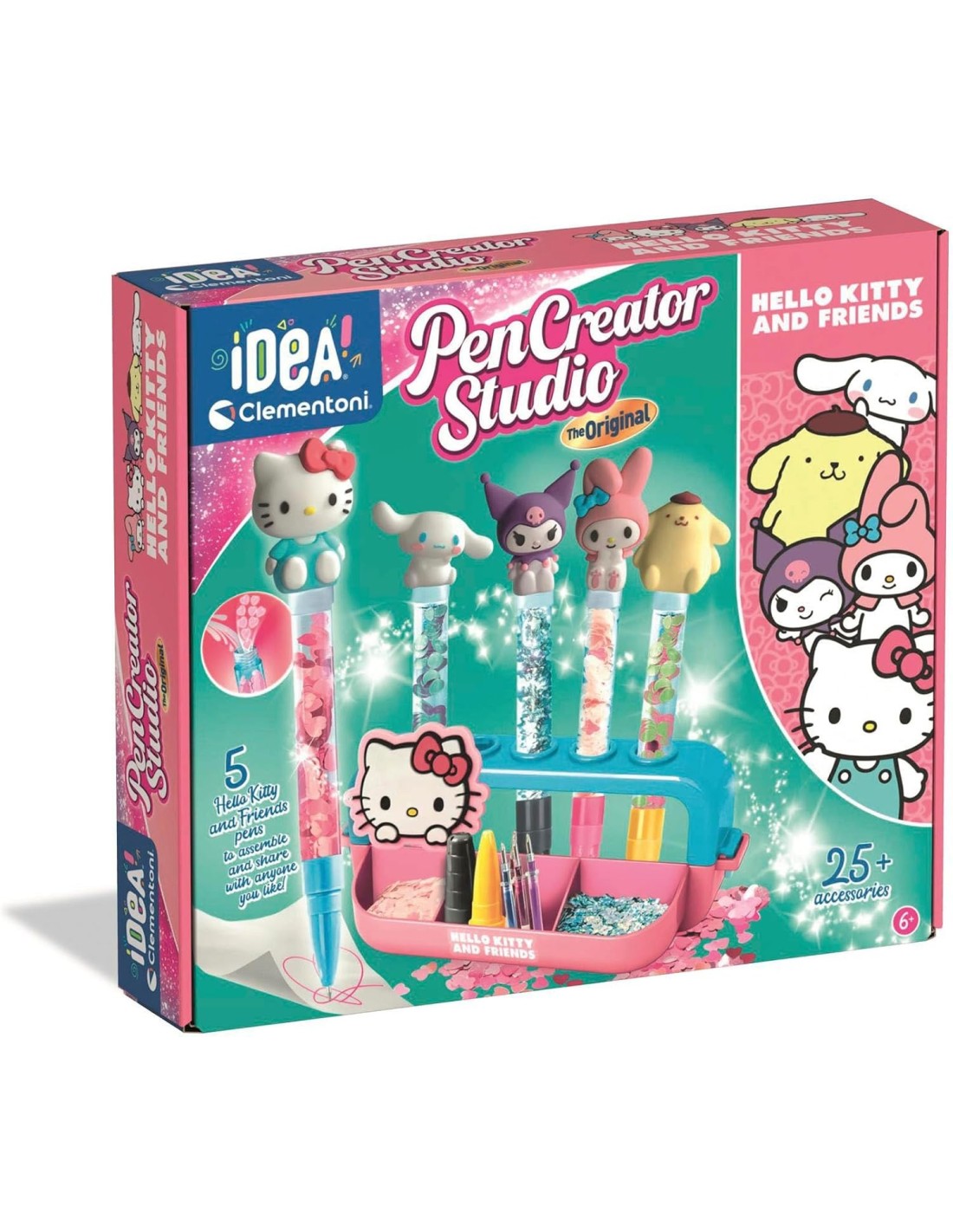 GIOCHI GIRL: vendita online IDEA HELLO KITTY KIT CREA PENNE CLEMENTONI, LABORATORIO CREATIVO in offerta
