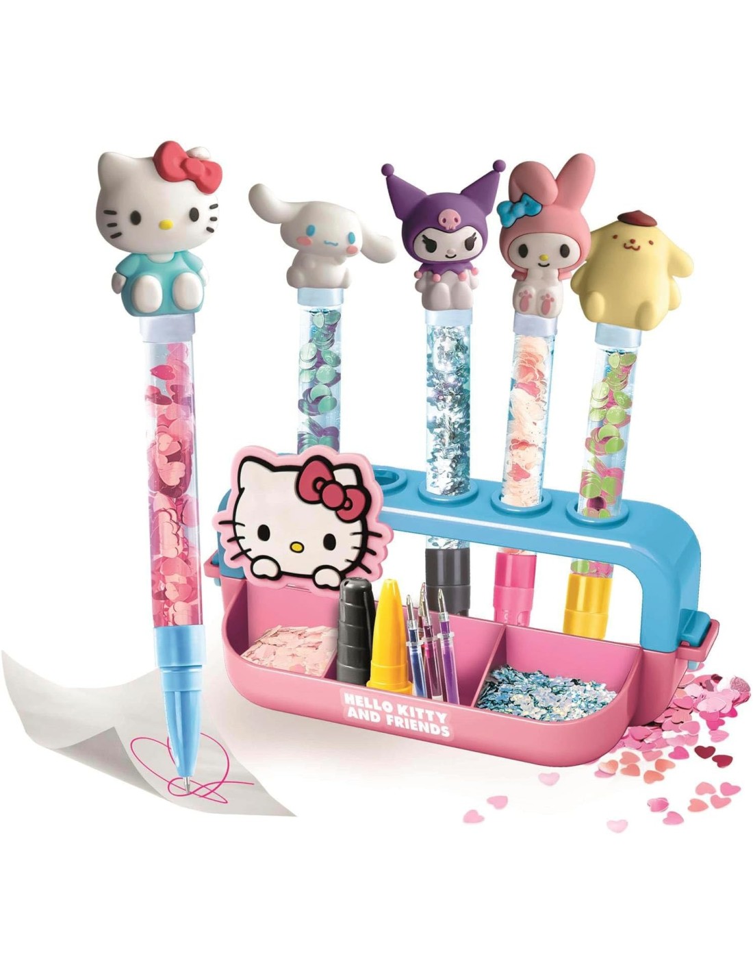 GIOCHI GIRL: vendita online IDEA HELLO KITTY KIT CREA PENNE CLEMENTONI, LABORATORIO CREATIVO in offerta