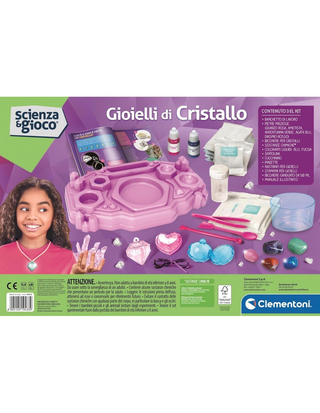 GIOCHI GIRL: vendita online CLEMENTONI, SCIENZA E GIOCO LAB, GIOIELLI DI CRISTALLO, KIT SCIENTIFICO in offerta