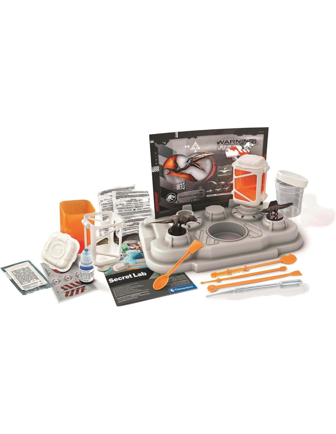GIOCATTOLO PUBBLICIZZATO: vendita online CLEMENTONI JURASSIC WORLD SECRET LAB, KIT SCIENTIFICO in offerta