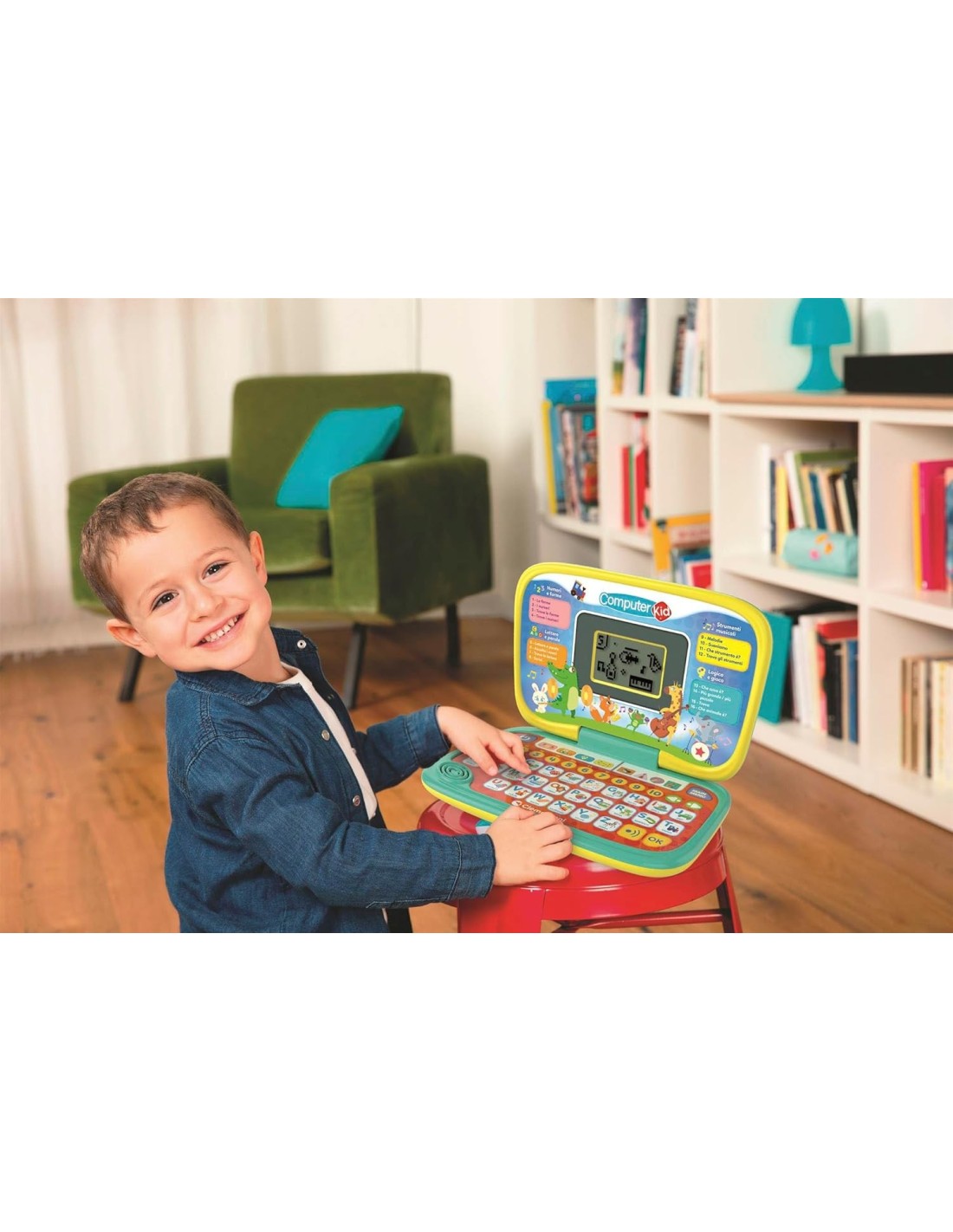 PRESCOLARI: vendita online CLEMENTONI COMPUTER KID DISCOVERY LAPTOP, COMPUTER EDUCATIVO +3 ANNI in offerta