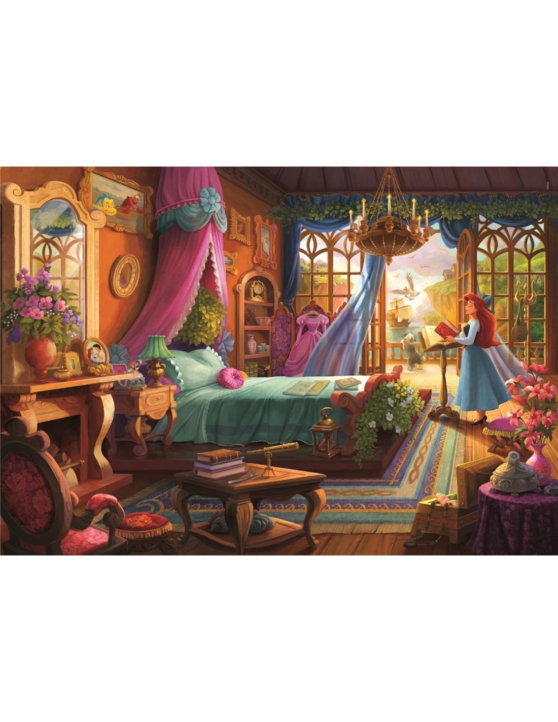 GIOCHI DI SOCIETA'E PUZZLE: vendita online CLEMENTONI PRINCESS ARIEL EVER AFTER PUZZLE 500PZ in offerta