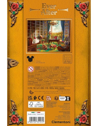 GIOCHI DI SOCIETA'E PUZZLE: vendita online CLEMENTONI PRINCESS BELLE EVER AFTER PUZZLE 500PZ in offerta