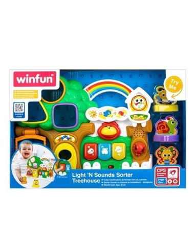 INFANZIA: vendita online WINFUN CASA ALBERO DELLE FORME LUCI E SUONI in offerta
